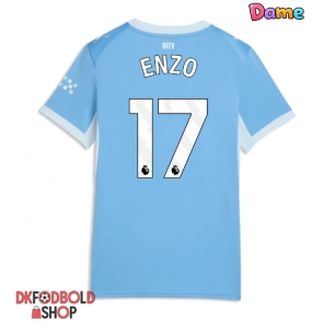 Manchester City Enzo Fernandez #17 Hjemmebanetrøje Dame 2026-27 Kort ærmer Manchester City Enzo Fernandez #17 Hjemmebanetrøje Dame 2026-27 Kort ærmer